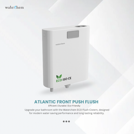 Waterchem ATLANTIC Front Push Flush Cistern