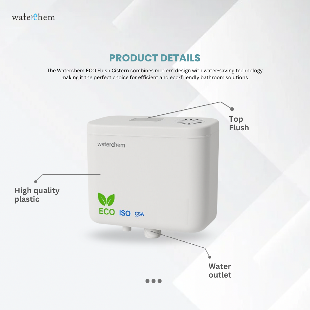 Waterchem AQUA TOP Single Flush Cistern