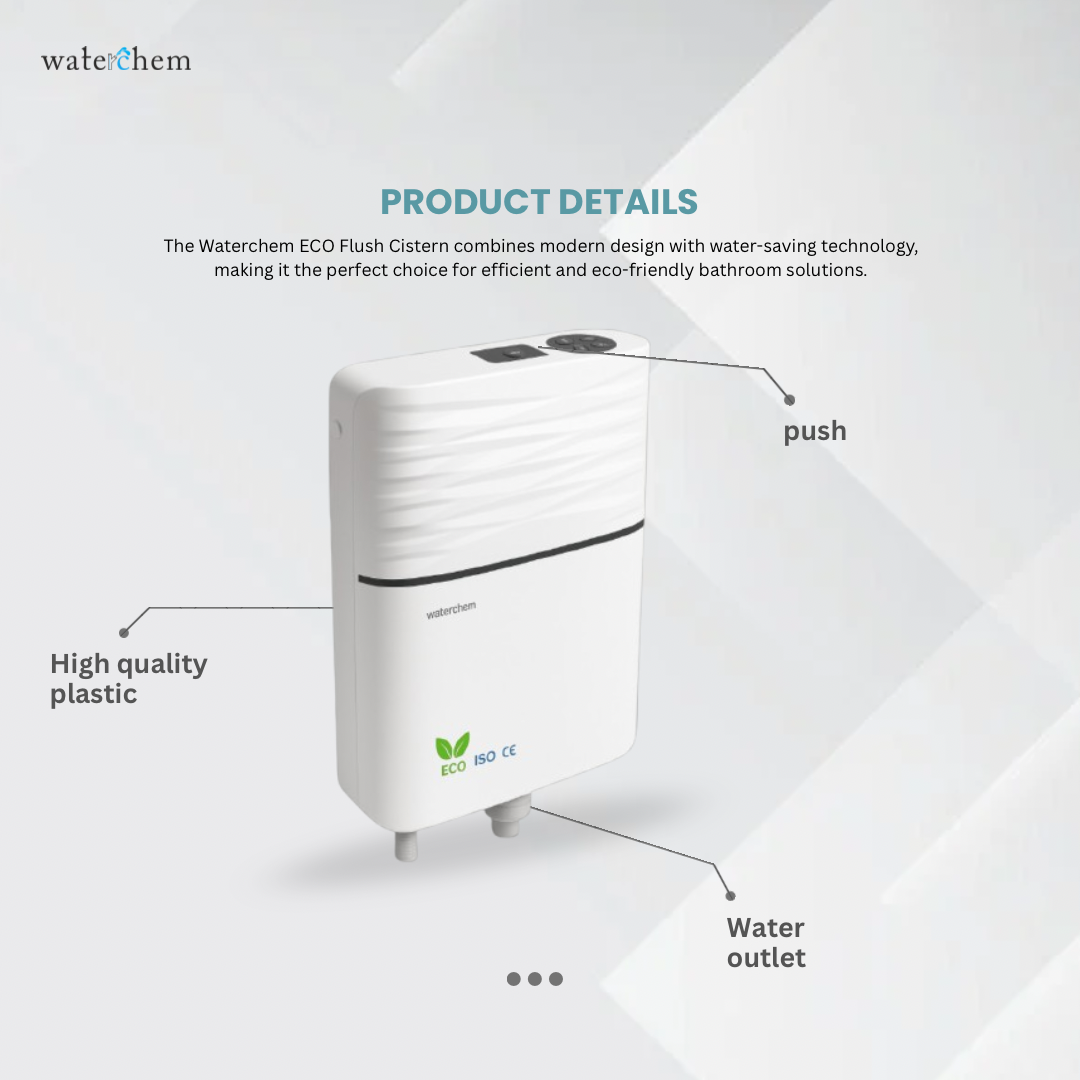 Waterchem PACIFIC Single Flush Cistern